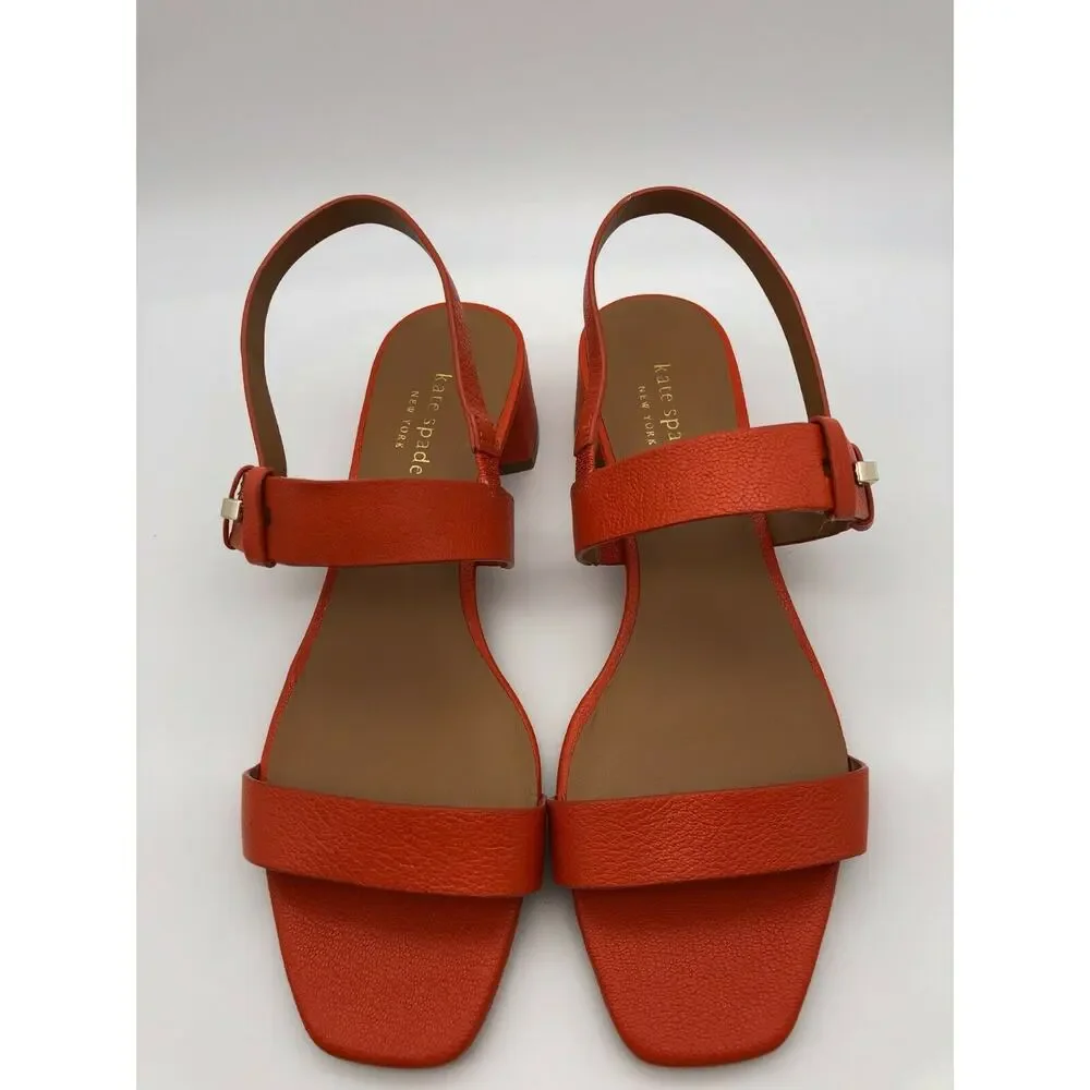 Kate Spade Lagoon Push Stud Women's Sandals Tamarillo Size 7.5B NEW - Picture 7 of 12